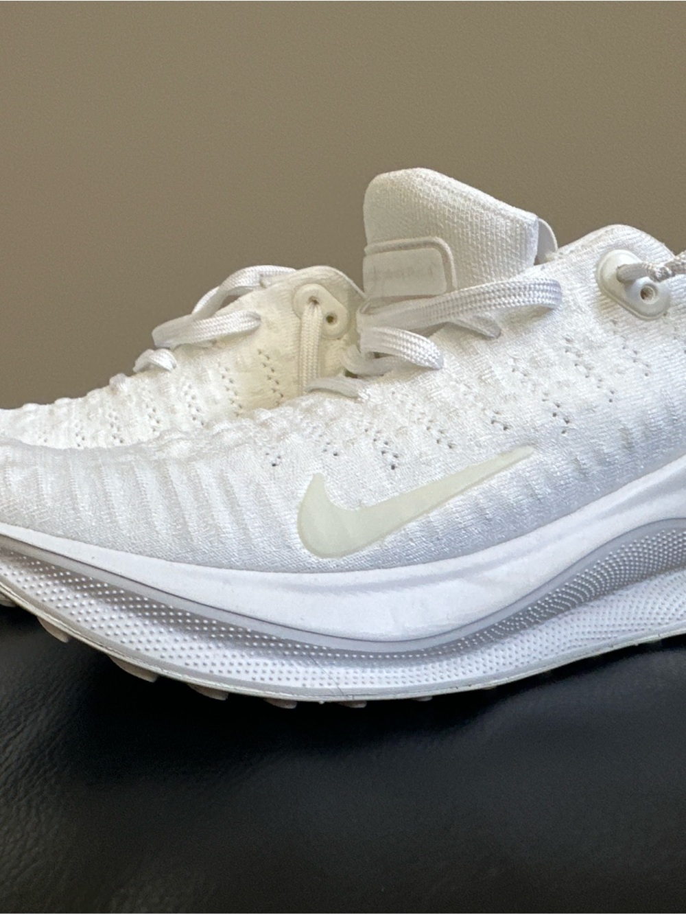 Nike React Infinity Run 4 Flyknit White Running Shoes